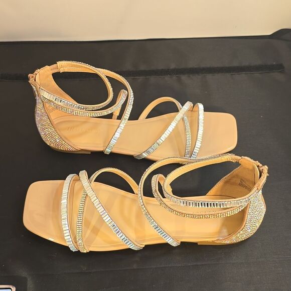 BRAND NEW THALIA SODI WOMEN'S DANA EMBELLISHED STRAPPY FLAT SANDALS - Picture 8 of 16